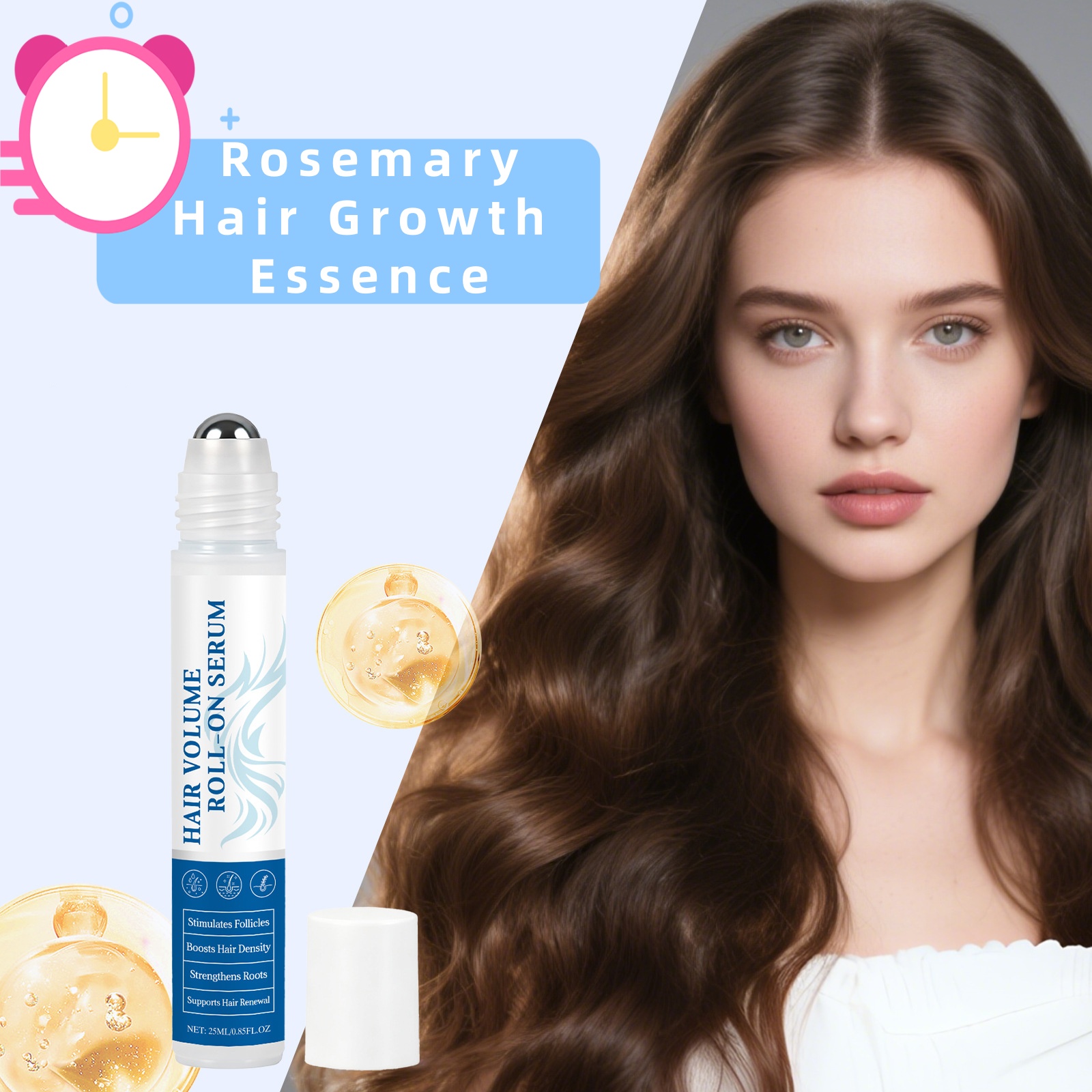 Hair Growth Serum Oil - เซรั่มบำรุงเส้นผมและหนังศีรษะ โรสแมรี่ ช่วยกระตุ้นการเจริญเติบโตของเส้นผม ควบคุมความมัน บำรุงรากผม ซ่อมแซมหนังศีรษะที่เสียหาย