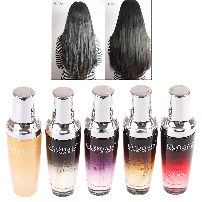 Hair Care Organic - LUODAIS Argan Oil Hair Repairเซรั่มกลิ่นหอมนุ่มนวลShineปกป้องผมEssenceสำหรับแห้งเสีย &