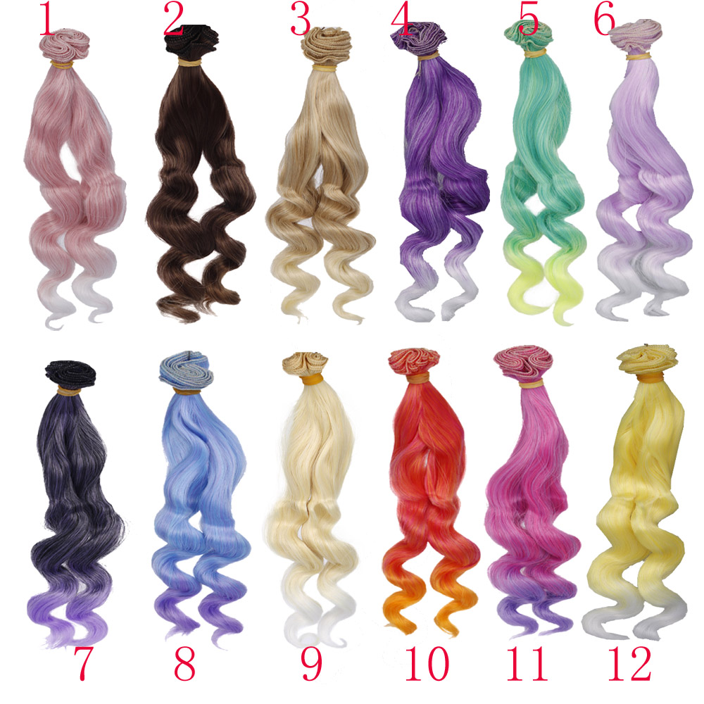 Hair Care For Wavy Hair - ผมตุ๊กตารัสเซียแบบ DIY ขนาด 25 ซม. ผมหยิกทนความร้อนสูง