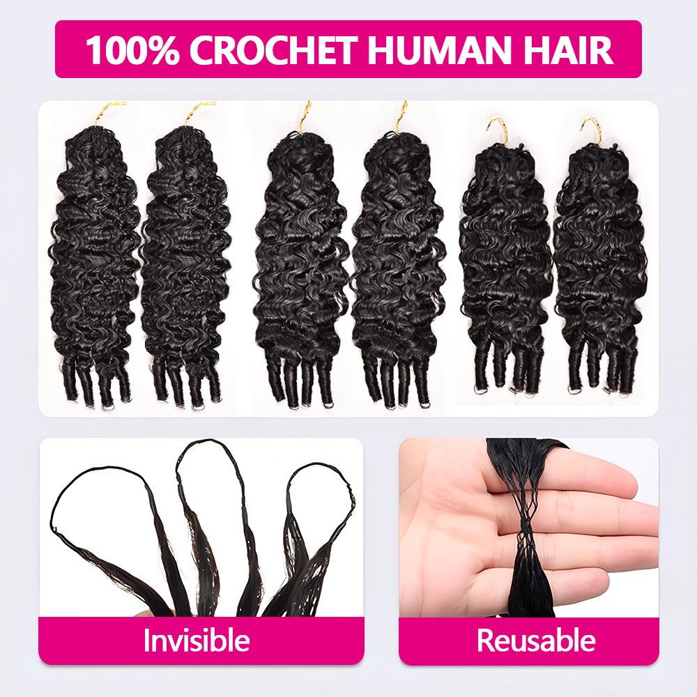 ผมต่อแบบโครเชต์ 14 16 18 นิ้ว  - Hair Care For Wavy Hair บทวิจารณ์และราคา