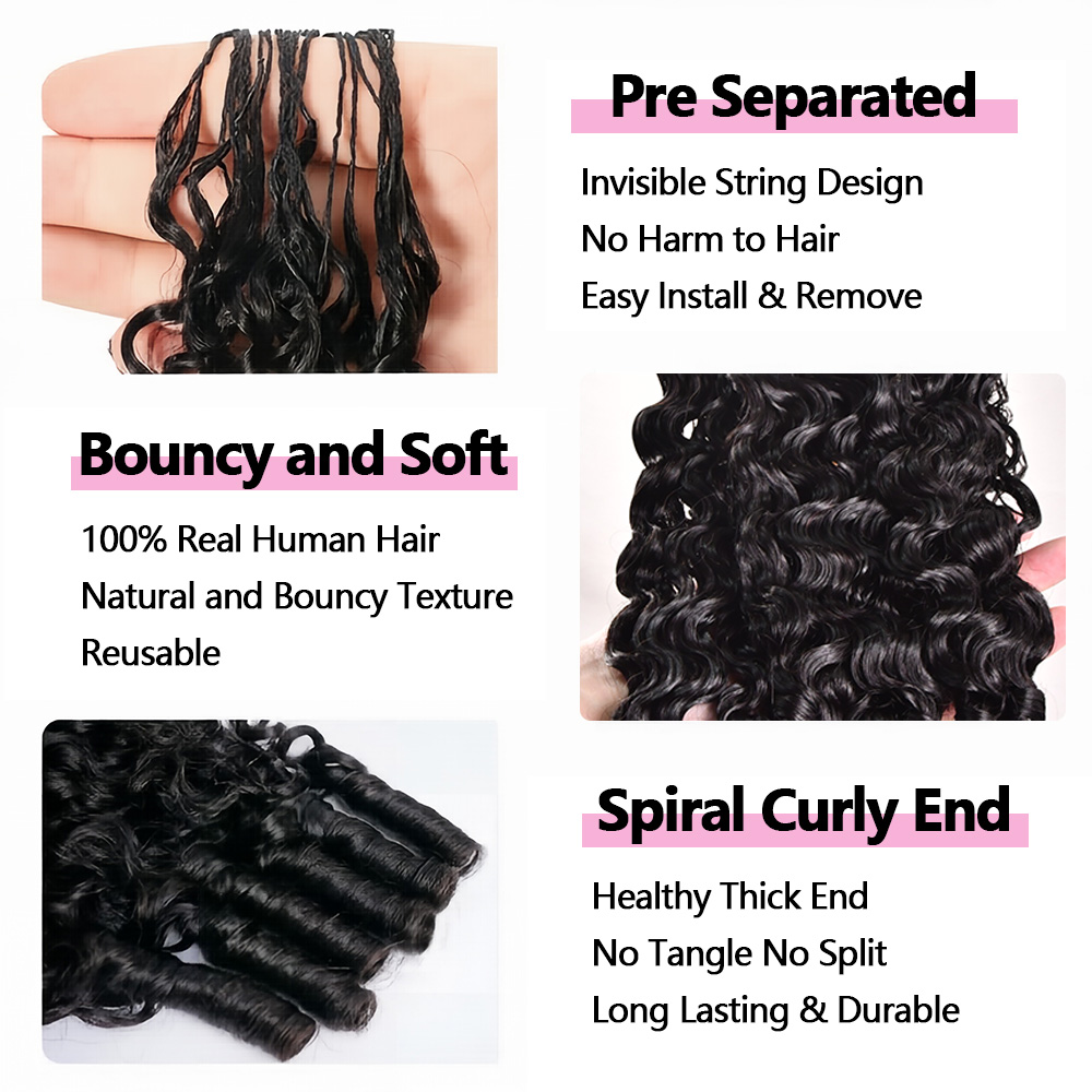 ผมต่อแบบโครเชต์ 14 16 18 นิ้ว  - Hair Care For Wavy Hair บทวิจารณ์และราคา