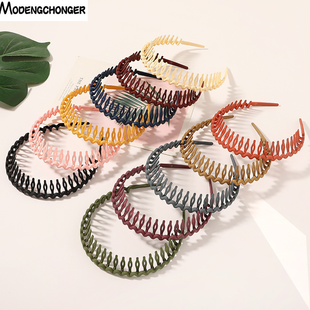 แฟชั่น Headdress ง่ายสีทึบเรซิ - Hair Care Color บทวิจารณ์และราคา