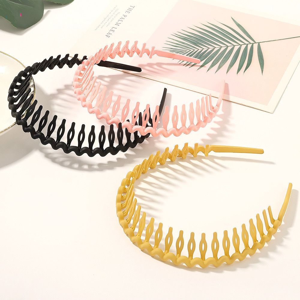 แฟชั่น Headdress ง่ายสีทึบเรซิ - Hair Care Color บทวิจารณ์และราคา