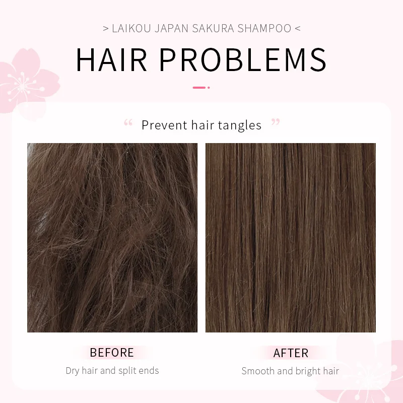 LAIKOU ญี่ปุ่น Sakura แชมพูซ่อ - Hair Care Organic บทวิจารณ์และราคา