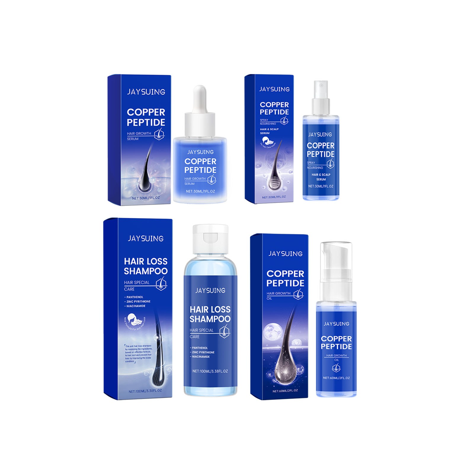Copper Peptide แชมพู Hair Grow - Hair Growth Serum Oil บทวิจารณ์และราคา