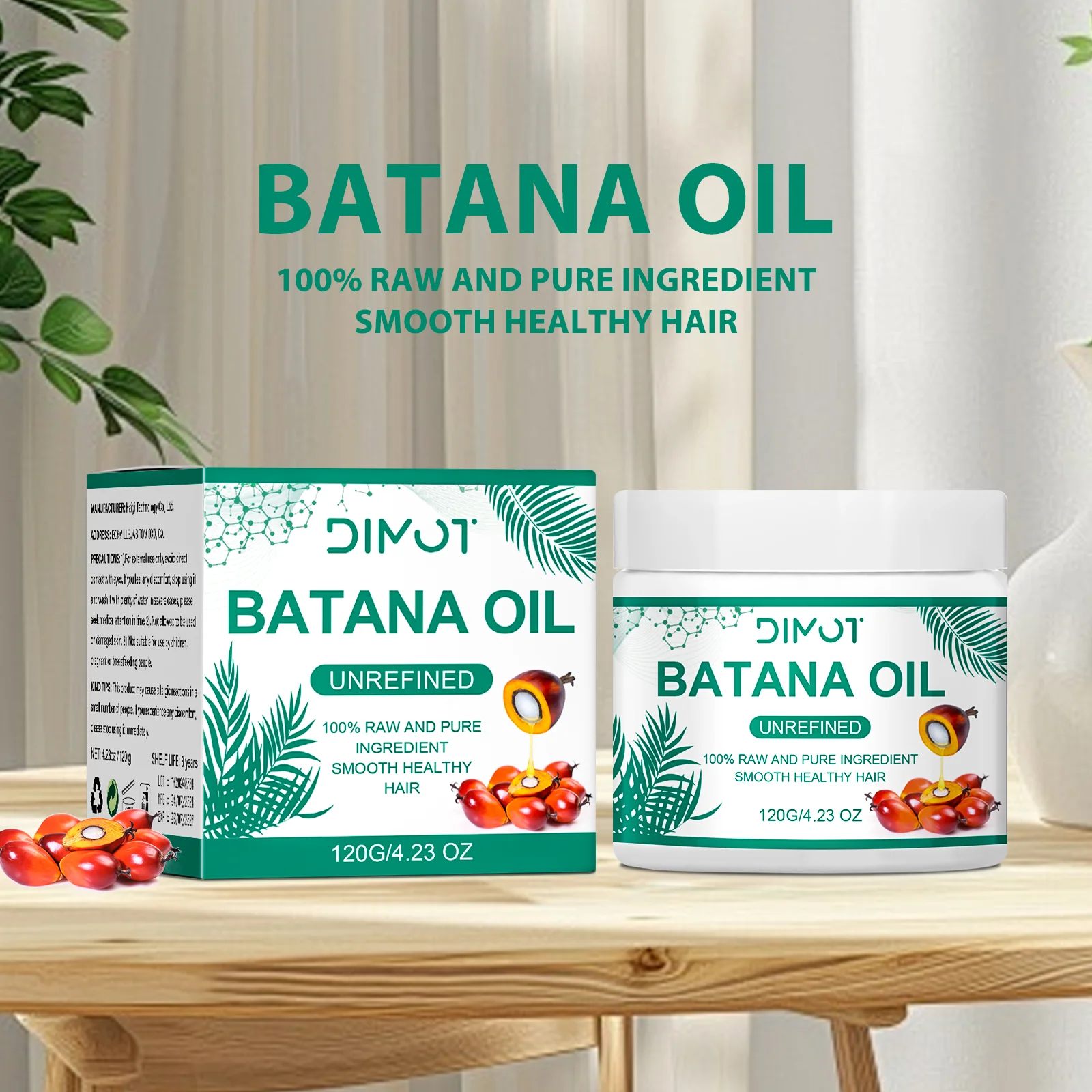 มาส์กผม น้ำมันบาตานา น้ำมันบำร - Hair Care Organic บทวิจารณ์และราคา