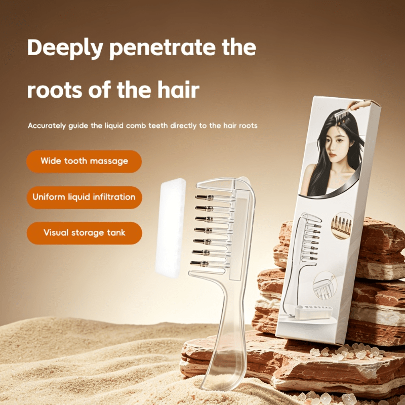 หวีใสสำหรับน้ำมันหอมระเหย หวีส - Hair Growth Serum Oil บทวิจารณ์และราคา