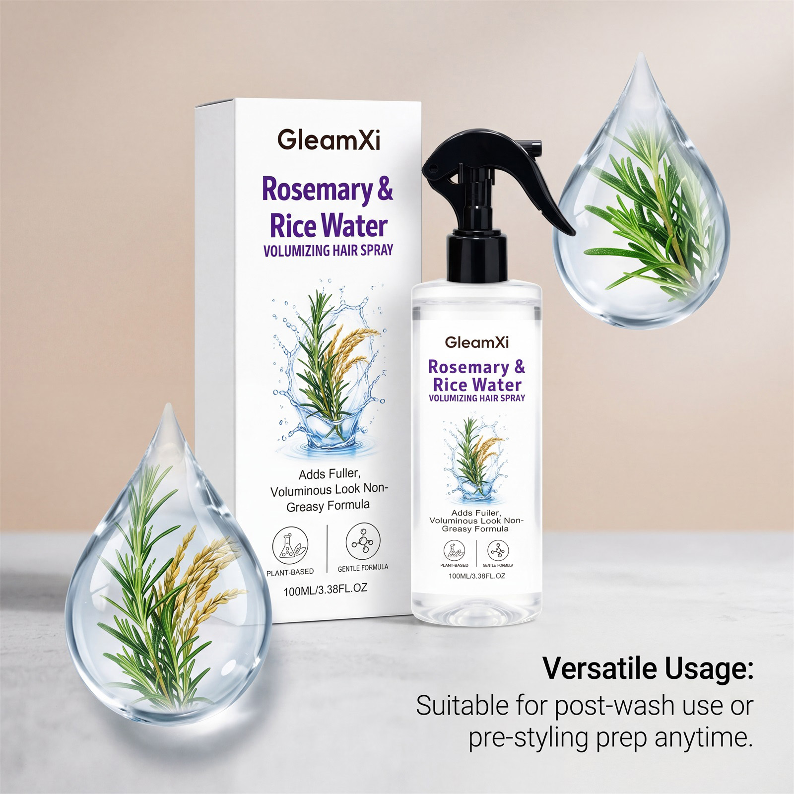 สเปรย์บำรุงผมน้ำข้าวผสมโรสแมรี - Hair Care With Rice Water บทวิจารณ์และราคา