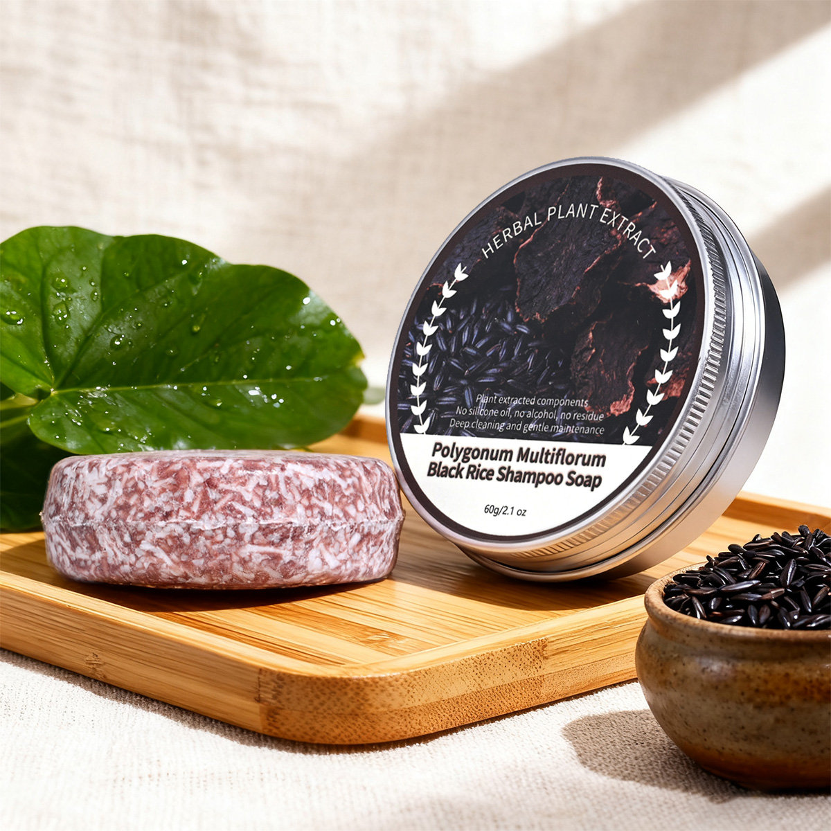 แชมพูและสบู่บำรุงผมจากพืชธรรมช - Hair Care With Rice Water บทวิจารณ์และราคา