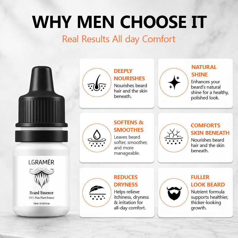 เซรั่มปลูกหนวดเคราสำหรับผู้ชาย - Hair Growth Serum Oil บทวิจารณ์และราคา