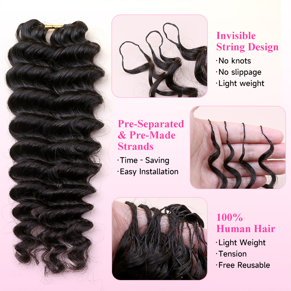 ผมถักโครเชต์แบบ Deep Wave Feat - Hair Care For Wavy Hair บทวิจารณ์และราคา
