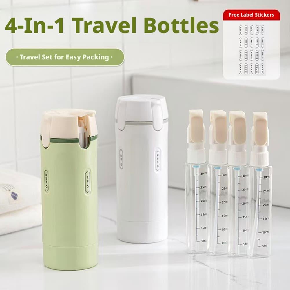 ขวดแบ่งบรรจุแบบพกพา 4 ชิ้น ขนา - Dry Shampoo Travel บทวิจารณ์และราคา