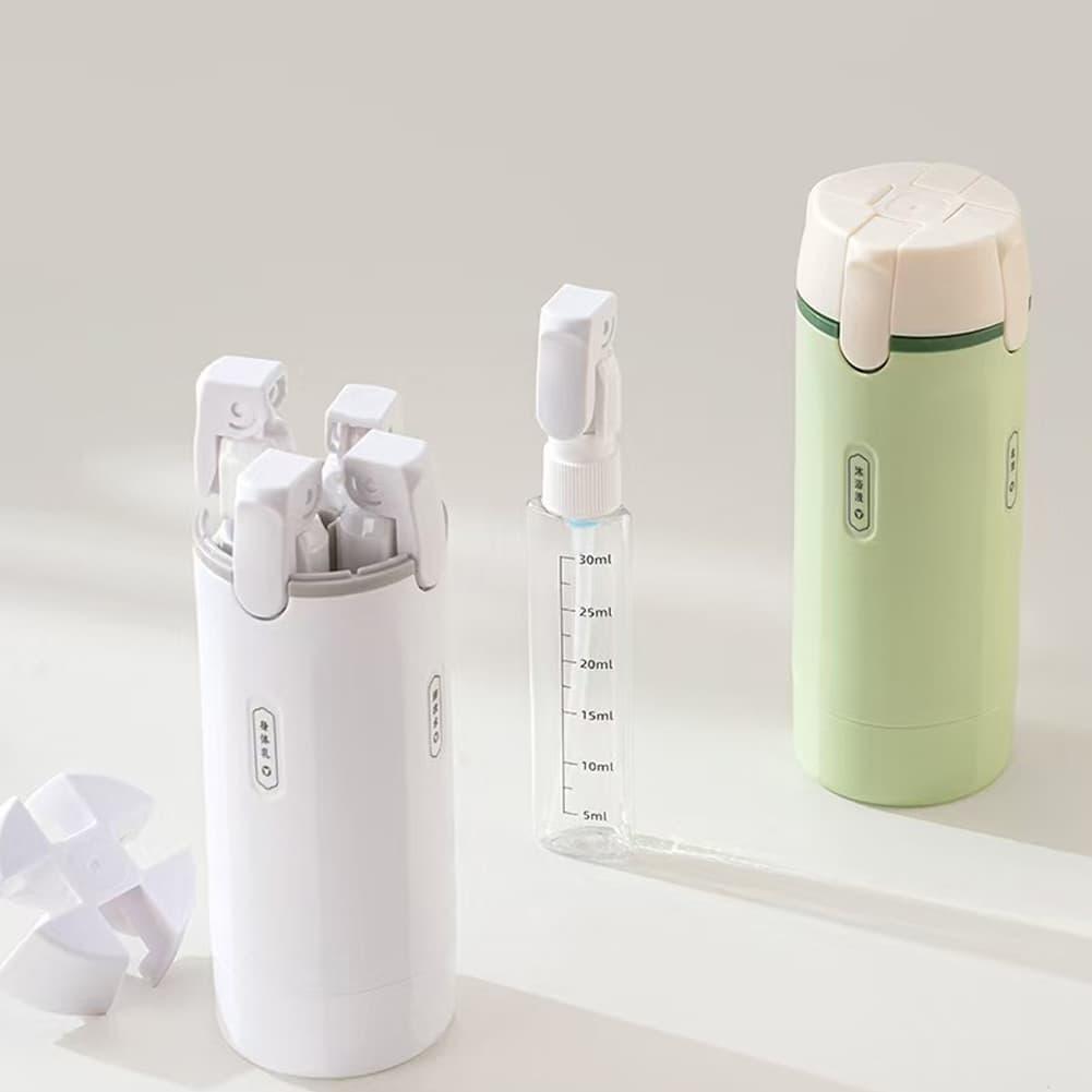 ขวดแบ่งบรรจุแบบพกพา 4 ชิ้น ขนา - Dry Shampoo Travel บทวิจารณ์และราคา