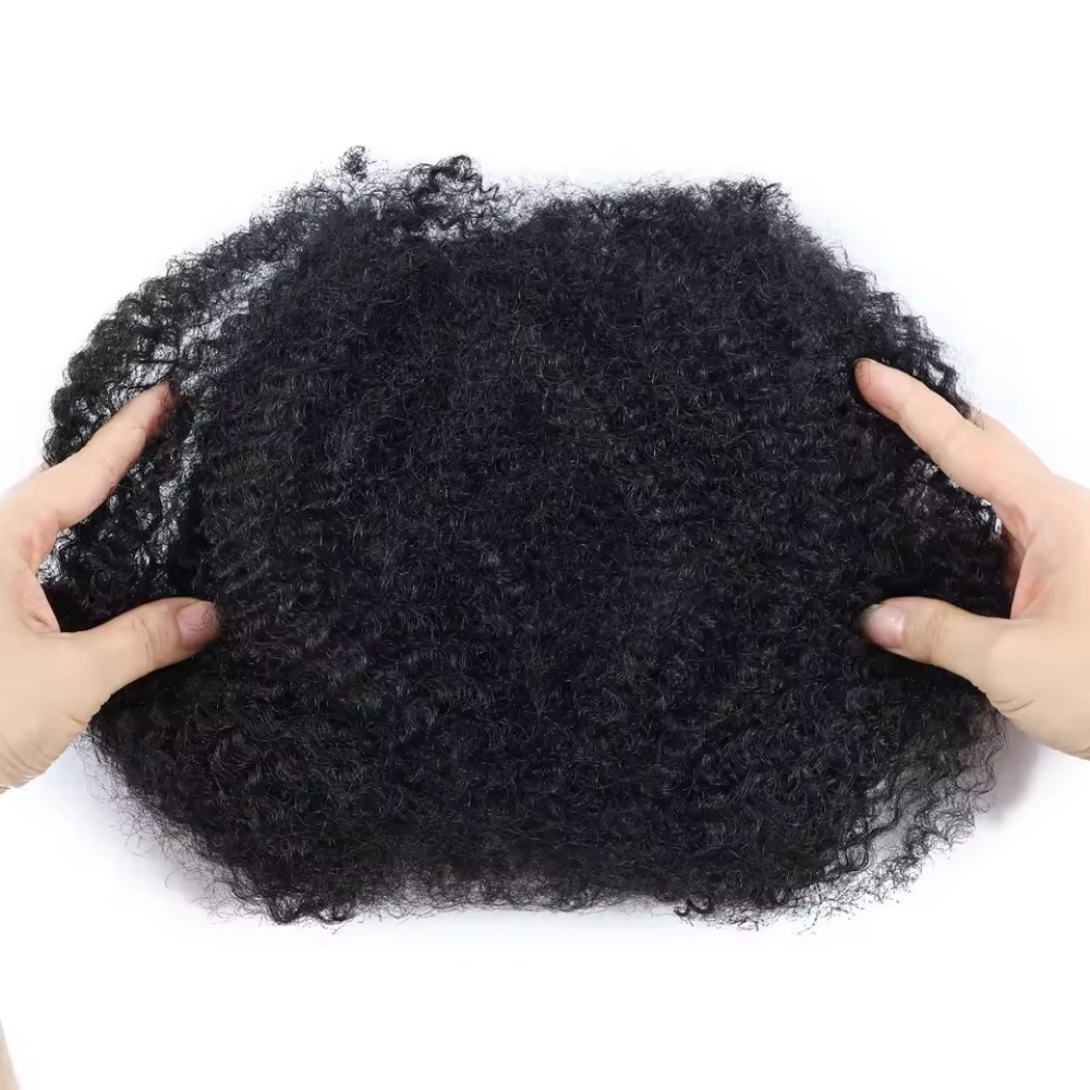 ผมแท้แบบ Afro Kinky Curly สำหร - Hair Care Color บทวิจารณ์และราคา