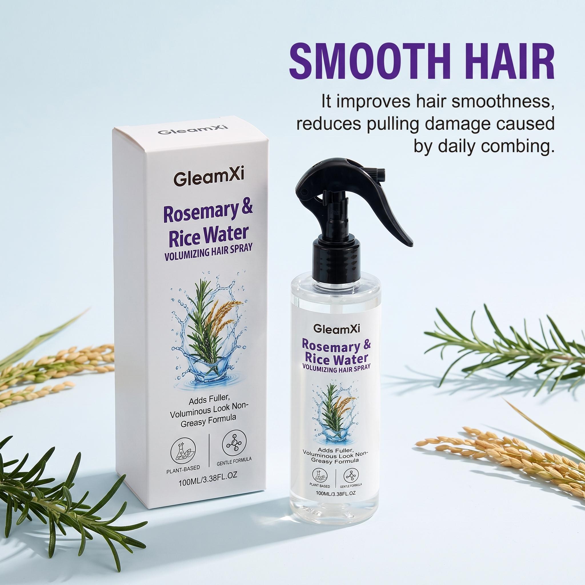 สเปรย์บำรุงผม GleamXi Rosemary - Hair Care With Rice Water บทวิจารณ์และราคา