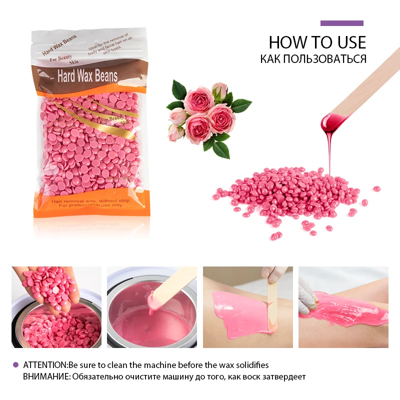 เม็ดแว็กซ์กำจัดขนหลากสีแบบไม่เ - Hair Care Color บทวิจารณ์และราคา