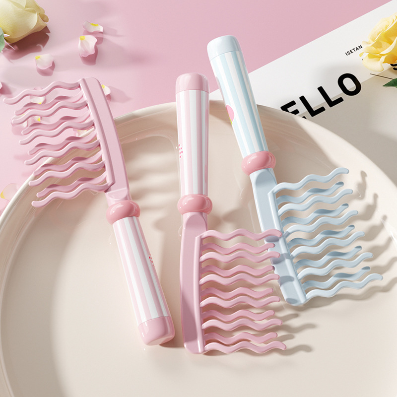 หวีจัดแต่งทรงผมแบบฟันหยักสองแถ - Hair Care For Wavy Hair บทวิจารณ์และราคา