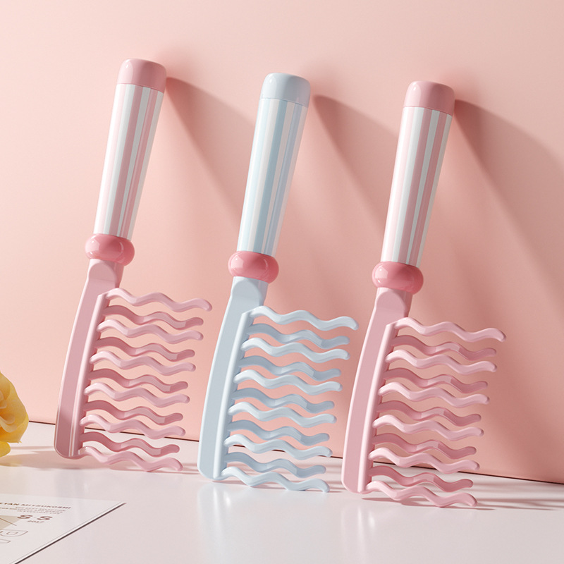 หวีจัดแต่งทรงผมแบบฟันหยักสองแถ - Hair Care For Wavy Hair บทวิจารณ์และราคา