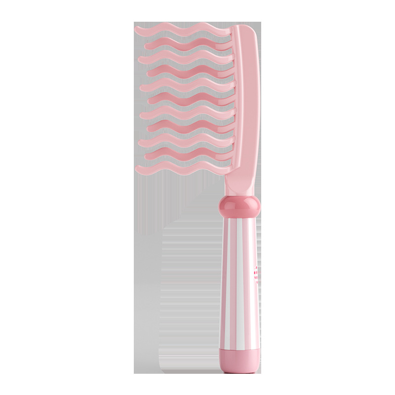 หวีจัดแต่งทรงผมแบบฟันหยักสองแถ - Hair Care For Wavy Hair บทวิจารณ์และราคา
