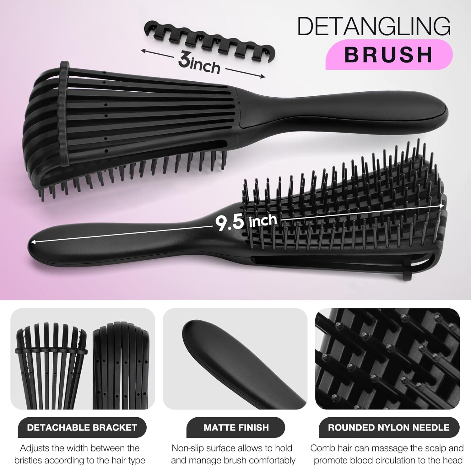ชุดแปรงหวีผมพร้อมขวดสเปรย์, ที - Hair Care For Wavy Hair บทวิจารณ์และราคา