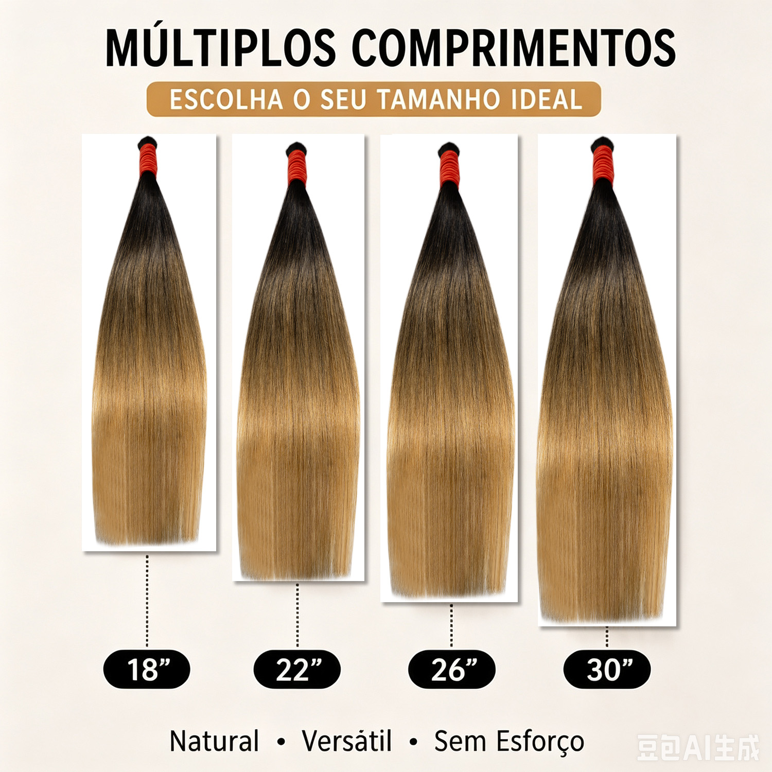 ผมแท้สีธรรมชาติแบบเป็นมัด ไม่ม - Hair Care Color บทวิจารณ์และราคา